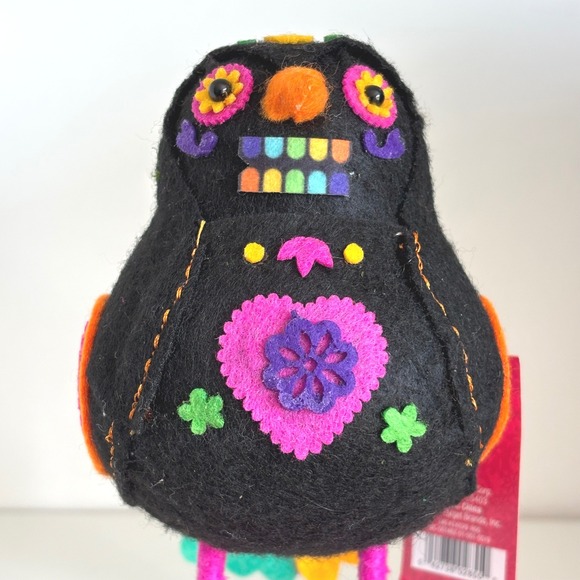 Target Hyde & Eek Bird 2021 Amado Dia De Muertos Sugar Scull Halloween Figurine - Picture 2 of 8